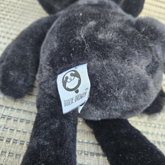 Doozie Drowsy Black Cat Plush. Noc The Black - Picture 5 of 7